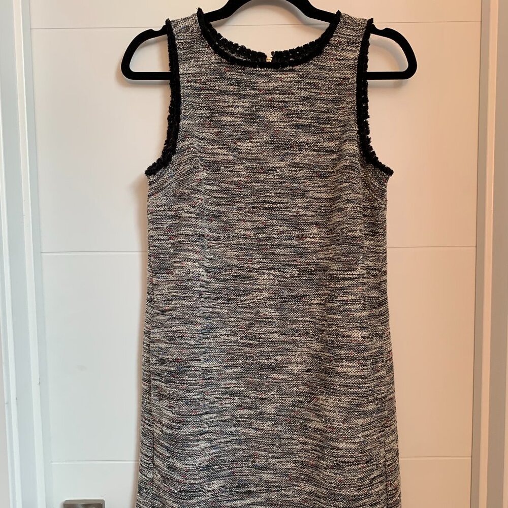 Loft textured shift dress, size 4P